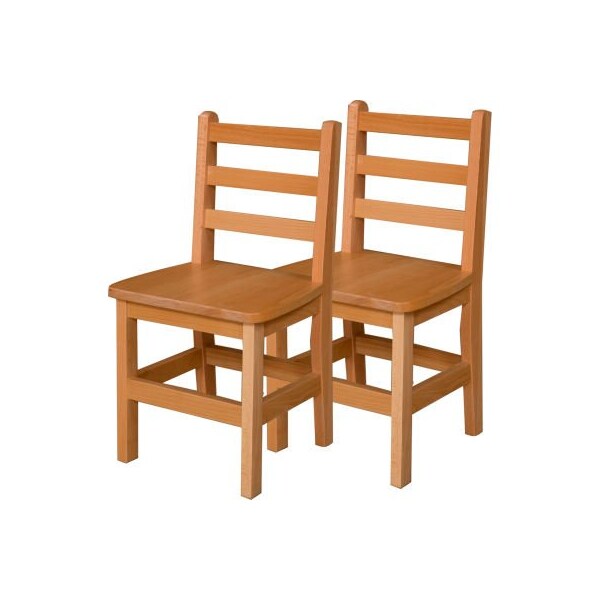 Wood Designs 14" Seat Height Hardwood Chair, Carton of Two WD81402 - main